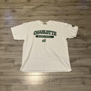 Vintage white and green nike team 49ers tee